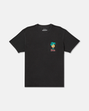 RVCA Mens Frond Mural Short Sleeve Tee - Black