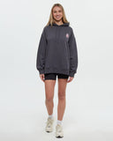 Tentree Womens Emerald Edge Oversized Hoodie - Graphite Moonscape