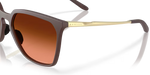 Oakley Sielo SQ Sunglasses - Matte Grenache W/ Prizm Brown Gradient