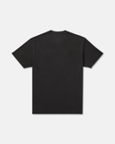 RVCA Mens Midweight Label Short Sleeve Tee - Black
