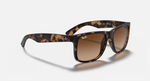 Ray-Ban Justin Sunglasses - Light Havana W/ Dark Brown Gradient