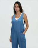 Tentree Women's Nova Overall - Mid Wash