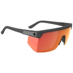 Spy Super Flynn Sunglasses - Translucent Matte Black - HD Plus Green with Orange Spectra Mirror + ANSI