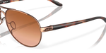 Oakley Feedback Sunglasses - Rose Gold W/ VR50 Brown Gradient