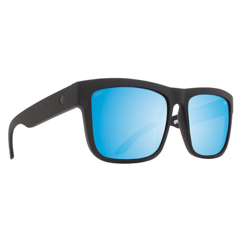Spy Discord Sunglasses - Discord Matte Black - Happy Boost Bronze Polar Ice Blue Spectra Mirror