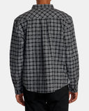 RVCA Mens Hughes Flannel Long Sleeve Shirt