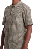 Volcom Mens Brewster Short Sleeve Button Up - Dirty White