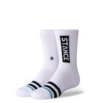 Stance Kids OG Crew Socks - White