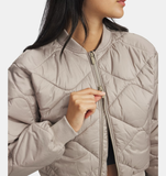 Under Armour Women's UA Heritage Bomber Jacket - Timberwolf Taupe - 203