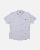 Salty Crew Mens Drifter UV Button Up - Light Grey