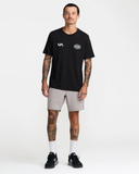 RVCA Mens World Hex Short Sleeve Tee - Black