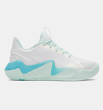 Under Armour Womens Ace Low 2 - White / Refresh Mint / Blue Blur - 100