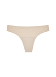 Huha Women's Seamless Low-Mid Rise Thong Mineral Undies - Beige