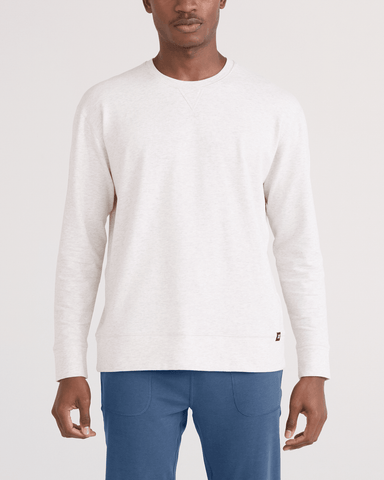 Saxx Mens 3Six Five LS Crew -Steel heather