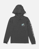 Salty Crew Boys Surface Hooded Sunshirt - Charcoal Heather