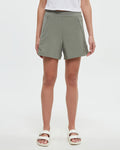 Tentree Women's Solstice Flat Front Pull-On Short - Agave Green