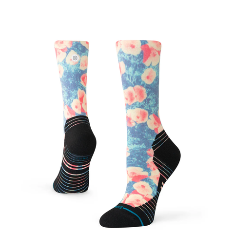 Stance Womens Pop Light Crew Socks - Black