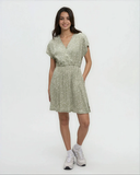 Tentree Women's Kits Dress - Light Moss Bloom Floral