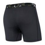 Saxx Sport Mesh Underwear - Faded Black/Camo Waistband