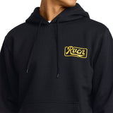 RVCA Mens Frame Up Hoodie - Black