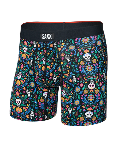 Saxx Vibe Xtra Underwear - Skull Garden - Multi