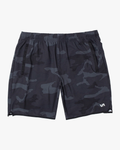 RVCA Mens Yogger Stretch 17" Athletic Shorts - Camo