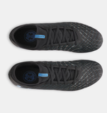 Under Armour Unisex UA Magnetico Select 5 FG Soccer Cleats - Black / Castlerock / Blue Atlantis - 001