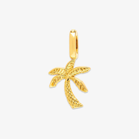 Pura Vida Harper Gold Charm ~ Palm Tree
