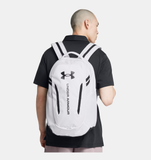 Under Armour UA Hustle 6.0 Backpack - White / Black