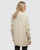 Tentree Women's Prairies Nep Cardigan - Warm Oak Nep