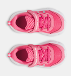 Under Armour Girls UA Assert 10 AC Running Shoes - Super Pink / Pink Sugar / Iridescent - 672