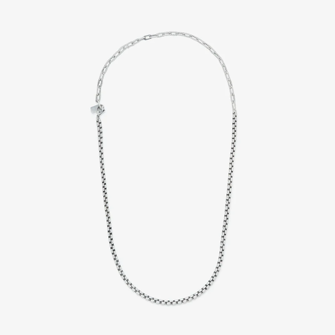 Pura Vida Men's Rolo Chain Necklace | Silver