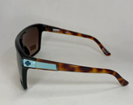 Spy Flynn Sunglasses - Black/Honey Tort - Happy Dark Brown Fade