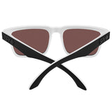 Spy Helm Sunglasses - Whitewall - Happy Boost Polar Ice Blue Mirror
