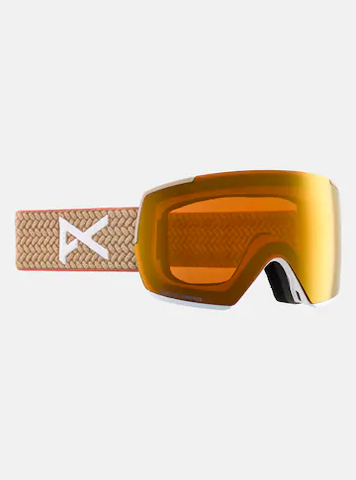 Anon Mens M5 Goggles + Bonus Lens + MFI® Face Mask - Summit Taupe