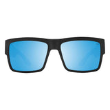 Spy Cyrus Sunglasses - Matte Black - Happy Ice Blue Mirror Polar