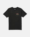 RVCA Mens Welcome to RVCA Short Sleeve Tee - Pirate Black