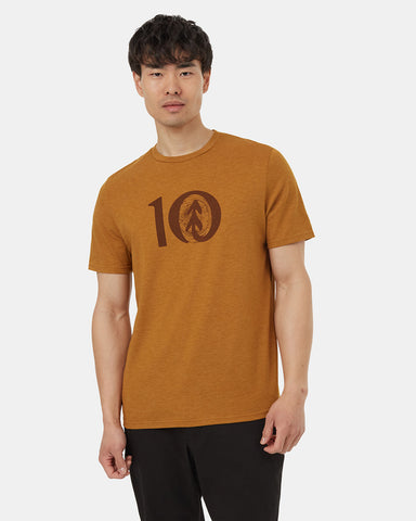 Tentree Mens Woodgrain Ten T-Shirt