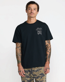 RVCA Mens Paradise Queen Short Sleeve Tee - Black