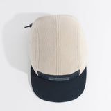 Coal The Bridger Fleece 5 Panel Cap - Navy/Mid Gray