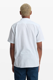 Volcom Mens Bankstone II S/S Button-Up Shirt - Light Blue Acid