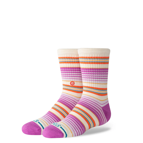 Stance Kids Rockford Crew Socks - Berry