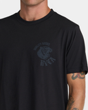 RVCA Mens Big Cat Short Sleeve Tee - Black