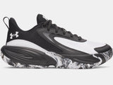 Under Armour Youth UA GS Lockdown 8 Basketball Shoes - Black / White - 001