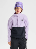 Burton Kids' Cinder Fleece Anorak - Moondust Purple / True Black