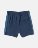 RVCA Crest Elastic 17" Swim Trunk - Moody Blue