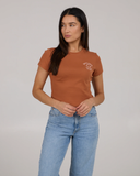 Salty Crew Womens Nite Bite Baby Tee - Sierra