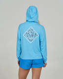 Salty Crew Women's Tippet Fill Tech Hoodie - Pool Blue