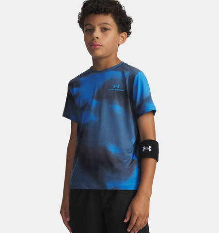 Under Armour Boys' UA Vanish Printed SS Tee - Blue Atlantis - 402