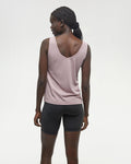 Tentree Womens Kinney TreeBlend Double V-Neck Tank - Vintage Mauve Heather